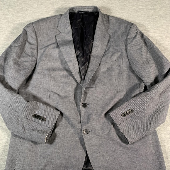 Rodd & Gunn Blazer‎ Mens 2XL Gray Sports Fit Woven Italy Linen Cotton Jacket - Picture 2 of 16